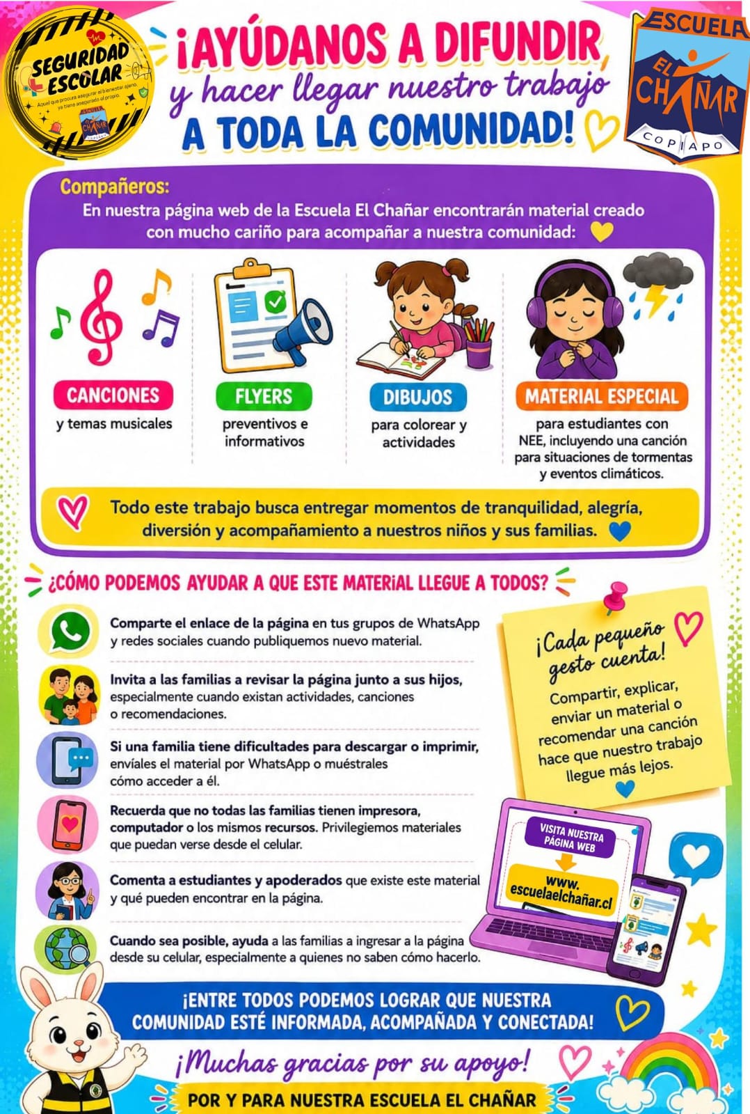 Ayúdanos a difundir nuestro trabajo
