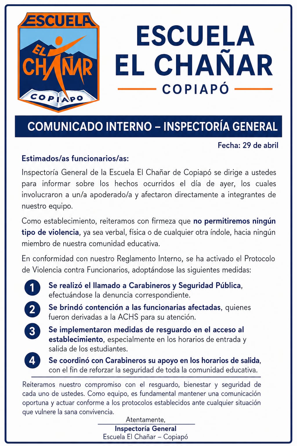 Comunicado Interno