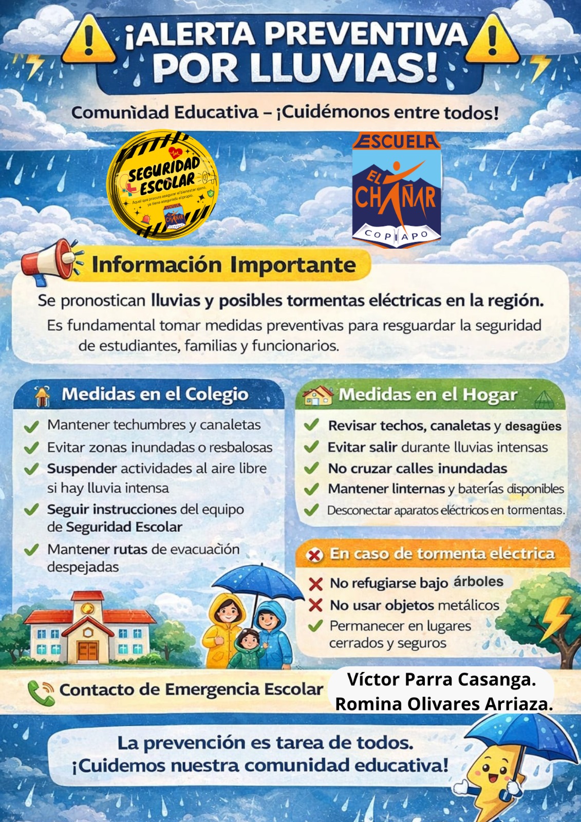 Lámina de alerta por lluvias 1