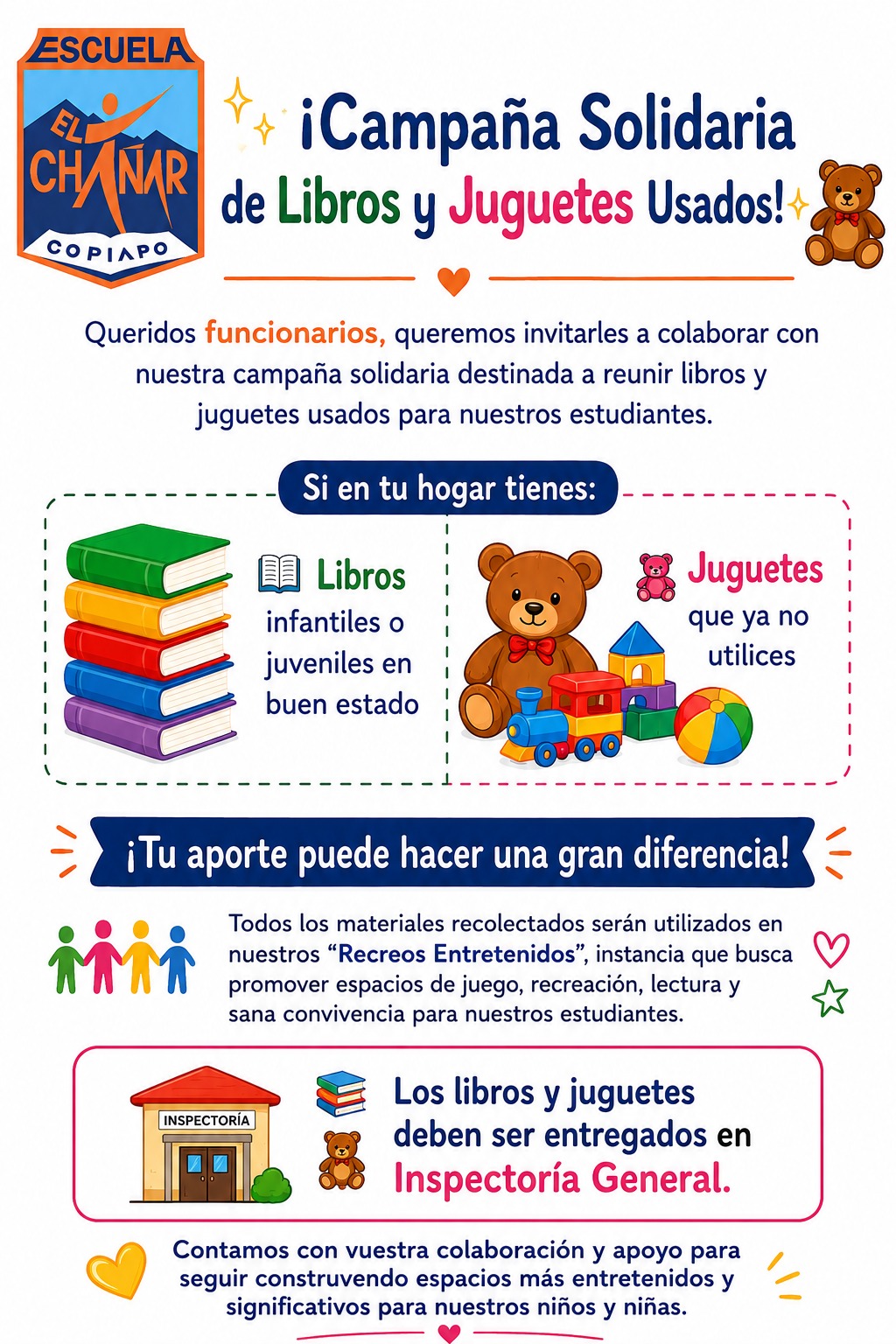 Campaña Solidaria Libros y Juguetes